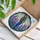 Highly Detailed Macaw Parrot & Purple Lavender Stained Glass Art - Tiffany Style Decor Gift Stained Glass Suncatcher - 3