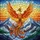 Soaring Phoenix Snow-Capped Mountain Tiffany Stained Glass - Sunrise Sunset Decor Stained Glass Suncatcher - 5