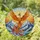 Soaring Phoenix Snow-Capped Mountain Tiffany Stained Glass - Sunrise Sunset Decor Stained Glass Suncatcher - 1