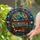 Alchemical Bottles Scrolls Bookshelf Stained Glass House - Intricate Translucent Jewel Tone Mosaic Stained Glass Suncatcher - 2