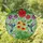 Two Hummingbirds Coneflowers Hibiscus Stained Glass - Garden Decor Gift for Bird Lovers Stained Glass Suncatcher - 1