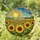 Intricate Tiffany Stained Glass Sunflowers Mosaic Sun Sky Hills Nature Garden Decor Stained Glass Suncatcher - 1