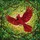 Intricate Stained Glass Cardinal Bird in Flight Tiffany Style Forest Canopy Mosaic Stained Glass Suncatcher - 5