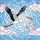 Stained Glass Stork Carrying Newborn Baby Art - New Baby Shower Gift for Expecting Parents Stained Glass Suncatcher - 5
