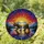Majestic Bear Tiffany Stained Glass Landscape Cosmic Night Sky Sunset Water Mountains Stained Glass Suncatcher - 1