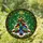 Christmas Tree Abstract Stained Glass Art - Tiffany Style Jewel Tones Holiday Decor Stained Glass Suncatcher - 1