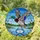 Mallard Duck Hunting In Heaven Dad 1938-2023 Memorial Crossed Hunting Rifles Stained Glass Suncatcher - 1