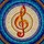 Treble Clef Stained Glass Mosaic Translucent Jewel Tones - Tiffany Style Gift for Musicians Stained Glass Suncatcher - 5