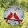 Red Cardinal Cherry Blossom Tiffany Stained Glass Mosaic Bird Branch Nature Art Gift Stained Glass Suncatcher - 1
