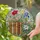 Tiffany Style Stained Glass Bookshelf Blooming Garden Flowers Intricate Mosaic Stained Glass Suncatcher - 2