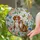 Friendly Beagle Dog Tabby Cat Stained Glass Flowers Butterflies Mosaic Art Translucent Jewel Tones Stained Glass Suncatcher - 2