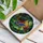 Blue Frog Red Eye Green Leaf Stained Glass - Jungle Mosaic Tiffany Jewel Tone Decor Stained Glass Suncatcher - 3