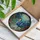 Underwater Stained Glass: Tricorne Hat Man, Flowing Hair Woman, Sunken Ship, Coral Fish Stained Glass Suncatcher - 3