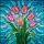 Blooming Tulips Stained Glass Mosaic Art - Tiffany Style Window Hanging Home Decor Gift Stained Glass Suncatcher - 5