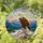 Majestic Bald Eagle Rocky Mountain, Tiffany Stained Glass Look, Panoramic Landscape Art Stained Glass Suncatcher - 1