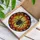 Black Tarantula Spider Stained Glass Mosaic - Intricate Spiderweb Jewel Tones Art Stained Glass Suncatcher - 3