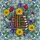 Stacked Old Books Stained Glass with Marigolds Tulips Pansies & Mosaic Patterns Gift for Readers Stained Glass Suncatcher - 5