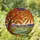 Tiffany Style Autumn Tree Sun Mountain River Landscape Jewel Tone Birds High Contrast Stained Glass Suncatcher - 1