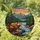 Stained Glass Beaver Mountain River Landscape Artwork - Tiffany Style Evergreen Forest Rapids Stained Glass Suncatcher - 1