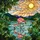 Pink Flamingo Stained Glass Tropical Leaves Tiffany Style Mountain Sunset Reflection Stained Glass Suncatcher - 5