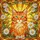Ginger Tabby Cat Green Eyes White Daisies Sunburst Mosaic - Intricate Tiffany Glass Art Stained Glass Suncatcher - 5