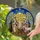 Baby Jesus Manger Nativity Stained Glass - Joseph Mary Donkey Angel Wings Golden Stars Stained Glass Suncatcher - 2