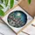 Tiffany Style Snow Village Stained Glass - European Twilight Winter Night Clock Tower Stained Glass Suncatcher - 3