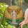 Angel Figure Stained Glass Golden Wings, Halo Cross, Tiffany Jewel Tones, Radiant Sunburst Stained Glass Suncatcher - 2