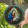 Virgin Mary Infant Jesus Stained Glass - Tiffany Jewel Tone Garden Mosaic Spiritual Gift Stained Glass Suncatcher - 2