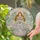 Stained Glass Angel Flower Bouquet Art - Intricate Serene Ethereal Window Decor Stained Glass Suncatcher - 2