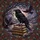 Black Raven Red Eye Stained Glass Tiffany Art on Books - Twilight Landscape Jewel Decor Stained Glass Suncatcher - 5