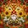 Garden Gnome Sunflowers Bumblebees Tiffany Glass Autumnal Jewel Tones - Window Art Stained Glass Suncatcher - 5