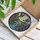Blue Head Orange Breast Songbirds Waterfall Lilac Bushes Tiffany Stained Glass Sky Mosaic Stained Glass Suncatcher - 3