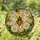 Honey Bee Daisy Flower Tiffany Stained Glass Art - Intricate Amber Golden Floral Decor Stained Glass Suncatcher - 1