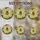 Honey Bee Daisy Flower Tiffany Stained Glass Art - Intricate Amber Golden Floral Decor Stained Glass Suncatcher - 4