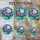 Tiffany Style Stained Glass Hydrangea Flowers - Jewel Tone Magenta Pink Blue Purple Mosaic Art Stained Glass Suncatcher - 4