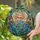 Stained Glass Carnation Peony Bloom Tiffany Style Floral Mosaic Jewel Tone Translucent Art Stained Glass Suncatcher - 2