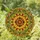 Tiffany Style Floral Mandala Stained Glass Art with Jewel Tones & Intricate Mosaic Background Stained Glass Suncatcher - 1