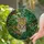 Majestic Leopard Jungle Stained Glass Suncatcher - Tiffany Style Blue Eyes Forest Canopy Art - 2