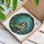 Mermaid Reading Book Stained Glass Coral Reef Scene - Tiffany Style Jewel Tone Art Stained Glass Suncatcher - 3