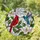 Red Cardinal & Hummingbird Stained Glass Mosaic - Magnolia Tiffany Style Nature Decor Stained Glass Suncatcher - 1