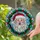 Smiling Santa Claus Face Tiffany Glass Mosaic Art - Christmas Holiday Window Decor Gift Stained Glass Suncatcher - 2