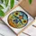 Scarecrow Grinning Pumpkin Sunflowers Mosaic Stained Glass Harvest Field Autumn Decor Stained Glass Suncatcher - 3