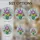 Tiffany Style Stained Glass Spring Flowers Bouquet 'MAMA' Script - Mother's Day Gift Stained Glass Suncatcher - 4