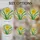 Daffodil Flower Tiffany Stained Glass Mosaic Emerald Green Leaves Glowing Jewel Tones Stained Glass Suncatcher - 4