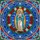 Virgin Mary Devotional Christian Stained Glass, Tiffany Style Rose Wreath Mosaic Stained Glass Suncatcher - 5