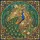 Peacock Tiffany Style Stained Glass - Fanned Tail Iridescent Eyes Mosaic Stained Glass Suncatcher - 5