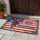 Bald Eagle American Flag Cross 1776-2026 - USA 250th Anniversary of Freedom Doormat - 5