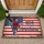 Bald Eagle American Flag Cross 1776-2026 - USA 250th Anniversary of Freedom Doormat - 1