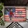 Bald Eagle American Flag Cross 1776-2026 - USA 250th Anniversary of Freedom Doormat - 6
